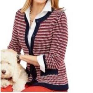 NWT Talbots Woven Cardigan Jacket